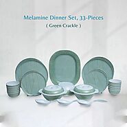 Buy Melamine Dinnerware Online | Melamine Printed Dinner Set - Stehlen