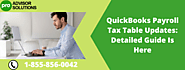 Essential Guide to QuickBooks Payroll Tax Table Updates