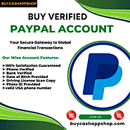 Buy Verified PayPal Accounts - We Are sale 100% Verified Normal And Business Accounts