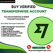 Buy Verified TransferWise Accounts - We Are sale 100% Verified Wise Accounts