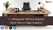 L-Shaped Office Desks Style Meets Functionality