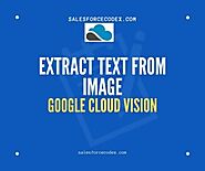 Extract Text From Image using Google Cloud Vision API | SalesforceCodex