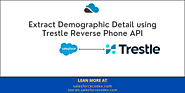 Extract Demographic Detail using Trestle Reverse Phone API | SalesforceCodex