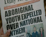 5. The national anthem means nothing for the indigenous students: