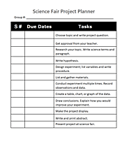 Science Fair Project Template | 10+ Free Printable Xlsx, Docs and PDF Formats, Samples, Examples and Forms