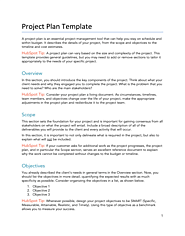 Project Plan Templates | 17+ Free Xlsx, Docs, and PDF Formats, Samples, Examples, Forms