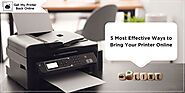 5 Most Effective Ways to Bring Your Printer Online