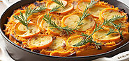 Truffle Sweet Potato Gratin