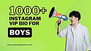 Explore the Best Instagram VIP Bio for Boys