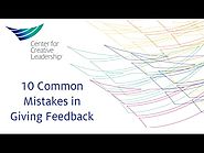 10 common mistakes in giving feedback