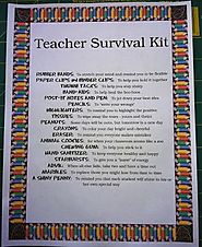 For The Joy of Creating: Teacher Back To School Survival Kit