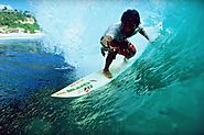 Surfing in Bali