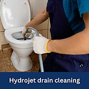 Hydrojet drain cleaning