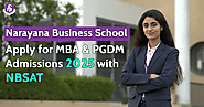 Narayana Business School Admissions | Apply for PGDM & MBA Programs with NBSAT 