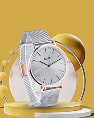 La Bohème Rose Gold & Silver Mesh Watch - Rose Gold & Silver