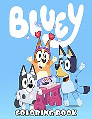 Cute Bluey Friends Coloring Pages - Happy Color® Art Coloring