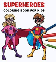 20 Cute Superhero Coloring Pages for Boys - Happy Color® Art Coloring