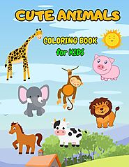 Cute Animal Alphabet Coloring Pages - Happy Color® Art Coloring