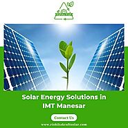 Solar Energy Solutions in IMT Manesar