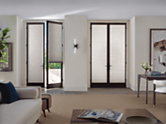 Choosing the Perfect Window Treatment for French Doors with Vertical Vic's Custom Draperies and Blinds — Vertical Vic...