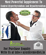 Ayurvedic Supplements To Control Hyperthyroidism And Hypothyroidism By AyushRemedies.in