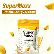 Ayuvya SuperMaxx Plant Protein Powder (Mango Flavour) | Best Ayurvedic Protein Powder