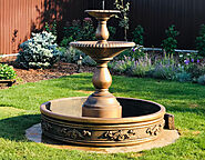 Garden fountains construction specialist installer. Building company