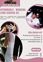 Affordable Wedding Limo Service DC