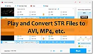 How to Convert STR Videos to Popular Formats like AVI, MP4, etc.