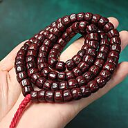 Antique Tibetan Old Rudraksha Mala