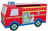 Fire Engine Toy Box | KidsDimension