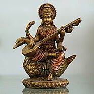 Saraswati, the Hindu Goddess of Knowledge and the Arts - ventadeal