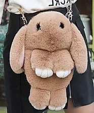 Soft Cute Bunny Sling Bag for Girls-Ventadeal