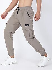 Beige Essential Cargo Pants For Men @1199