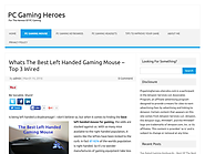 What Is The Best Left Handed Gaming Mouse