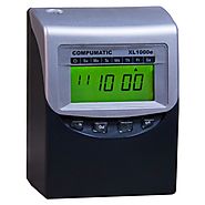 Compumatic XL1000e 100 employee self totaling time clock