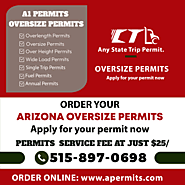 Arizona Oversize Permits | Arizona Overweight Permits | Oversize Permits by States Arizona | A Permits