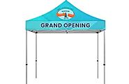 Custom 10x10 Canopy Tent: Compact, Stylish, and Branded!