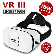 IMAX Movie Visor 3D Vr Virtual Reality Glasses Innovative Design Fit for iOS, Android & PC phones Series within 4...
