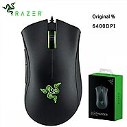 ماوس سلكي أساسي للألعاب Razer-DeathAdder ، مستقل ، 5 أزرار استشعار بصرية ، أصلي