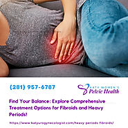 Symptoms of fibroids heavy bleeding