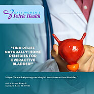 Overactive bladder home remedies