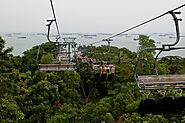 Skyride chairlift, Sentosa, Singapore