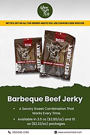 Savory Barbeque Beef Jerky - A Smoky, Sweet Snack