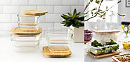 Buy Eco-Friendly Glass Containers with Bamboo Lids | Free Shipping – Houszy