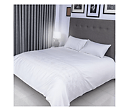 Duvet Cover Set With Egyptian Cotton Fitted Sheet- 400 TC (Adora Design)