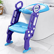Pikkaboo EasyGo+ Potty Training Seat with Step Ladder - Pink