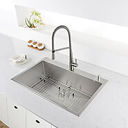 Drop-In Kitchen Sinks for Easy Installation