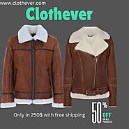 couple shearling jacket - Clothever