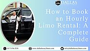 edocr - How to Book an Hourly Limo Rental A Complete Guide